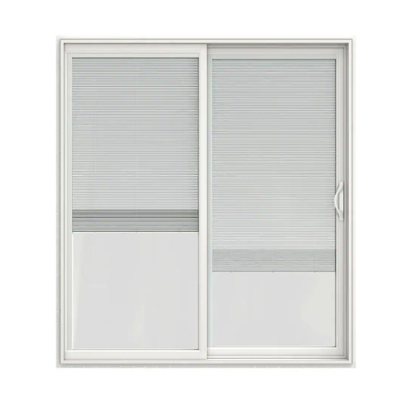 6068 XO VINYL PDOOR SLIDING BLINDS 71.5" X 79.5" NET FRAME